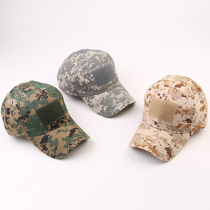 1PCS Military Baseball Caps Camouflage Tactical Army Soldier Combat Paintball Sun Hats