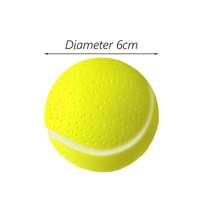 1pcs Diameter 6cm Squeaky Pet Dog Ball Toys for Small Dogs Rubber Chew Puppy Toy