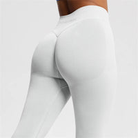 2025 Bum Shaping Leggings Impact Women Seamless Sports Yoga Pants Low Ribbed Band Gym clothes Fitness Workout Scrunch Butt Tight