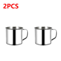 1/5/10PCS 200ML Stainless Steel Mug Coffee Cup Insulated Cup Keep Drinks Hot Camping Travel Mug Milk Tea Cup Tumbler Water Mug
