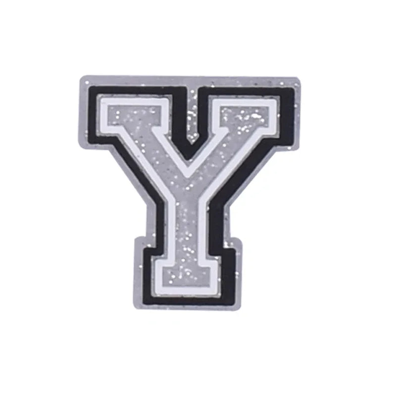 Hot Sale 1Pcs Letter Shoe Charms Decorations for Crocs Accessories Alphabet Pins Women Xmas Party Favors Gifts