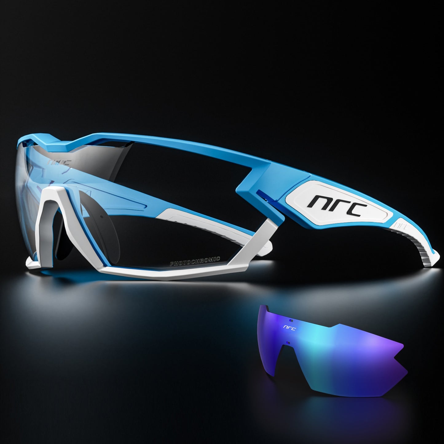 2023 NRC P-Ride Photochromic Cycling Glasses man Mountain Bike Bicycle Sport Cycling Sunglasses