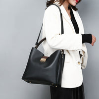 Women Sexy Fashion Handbags Clutches High Quality Leather Hand Bag Sets Large Shoulder Bag