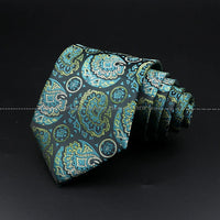 New Design Wedding Men Tie Green Solid Striped Paisley Flower Neckties Men Business Dropshipping Groom Collar Accessories Gift