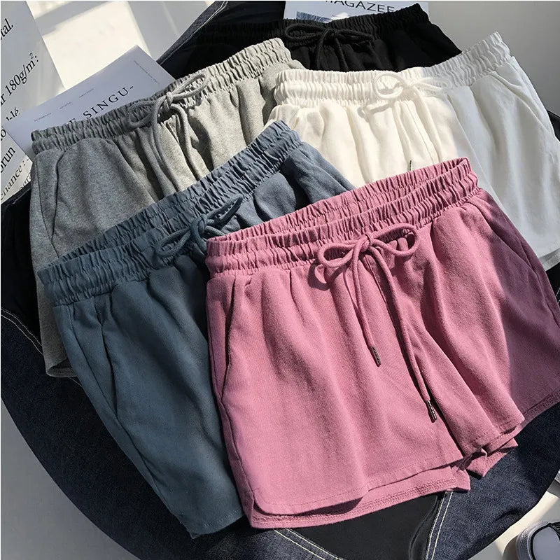 5 Colors Summer Korean  Y2k Shorts Women Homewear Biker Black Gym White Pink Sexy Mini Japanese Cute Hot Pants Woman Clothes
