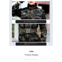 Tactical Military Uniform for Children's Day Camouflag Disguise Adult Halloween Costume for Kid Girl Scout Boy Soldier Army Suit
