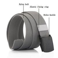 Mens Nylon Webbing Belts Canvas Casual Fabric Tactical Belt High Quality Accessories Military Jeans Army Waist Strap HB041