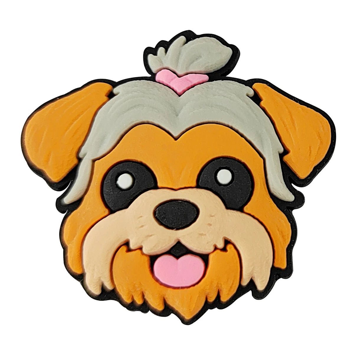 Cute Animals Dog Shoe Charms Pin for Crocs Accessories Charms Clogs Bubble Slides Shoe DIY Shoe Decoration Party Gift