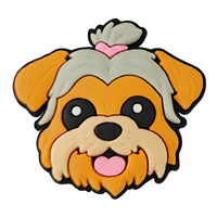 Cute Animals Dog Shoe Charms Pin for Crocs Accessories Charms Clogs Bubble Slides Shoe DIY Shoe Decoration Party Gift