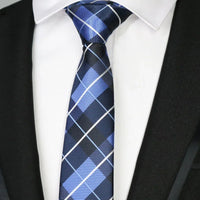 New Slim Narrow Skinny 6CM Mens Necktie Neck Ties For Man Plaids Polka Dot Striped Jacquard Cravat Business Party Corbatas