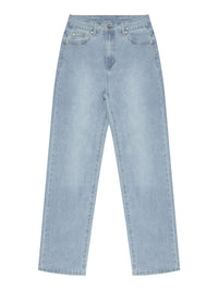 Fashionable and versatile straight-leg casual Women's jeans