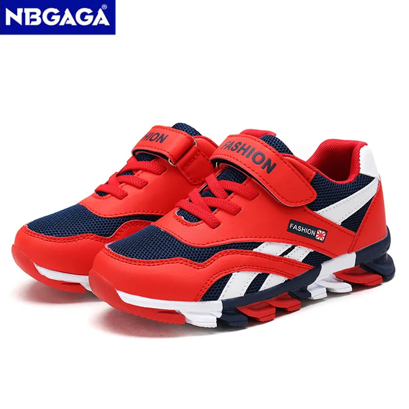 Children Sport Shoes For Boys Breathable Sneaker Lightweight Soft Soled Running Shoes Comfort Students Walking Casual Shoes