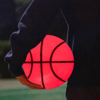 LED Basketball Light Up Bright Streetball Classic Size 7 Luminous Basketball Glowing for Birthday Gift