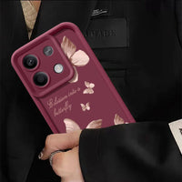 Shockproof Golden Butterfly Case For Xiaomi Redmi Note 13 12 Pro 5G 11 10 14 4G Poco F6 X6 X5 Pro 11T 13T 14T Pro Funda Luxury