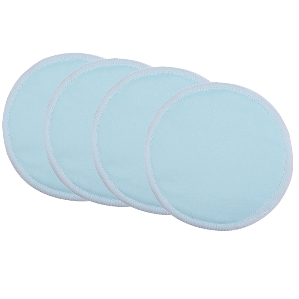 4Pc Rayon Made from Bamboo Nursing Breast Pads Washable & Reusable Breastfeeding Nursing Pads