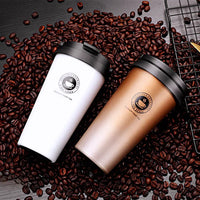 Stainless Steel Coffee Mugs Insulated Water Bottles with Handle Portable Thermos Cup Double Layer Tumbler Vacuum Flask