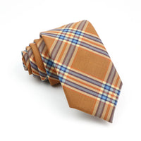 Mens Ties 7cm Classic Wool Handmade Skinny Grey Plaid Neckties Striped Narrow Collar Slim Cashmere Casual Tie Accessories Gift