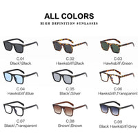 2023 Classic Men's Square Sunglasses Fashion Brand Designer Rivet Retro Women Sun Glasses UV400  Beckham Style Driver Eyewear