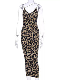 hirigin Sexy Women's Leopard Snake Print Dress Fashion Ladies Long Maxi Dress Party Bodycon Occasion Dresses Evening Sundress