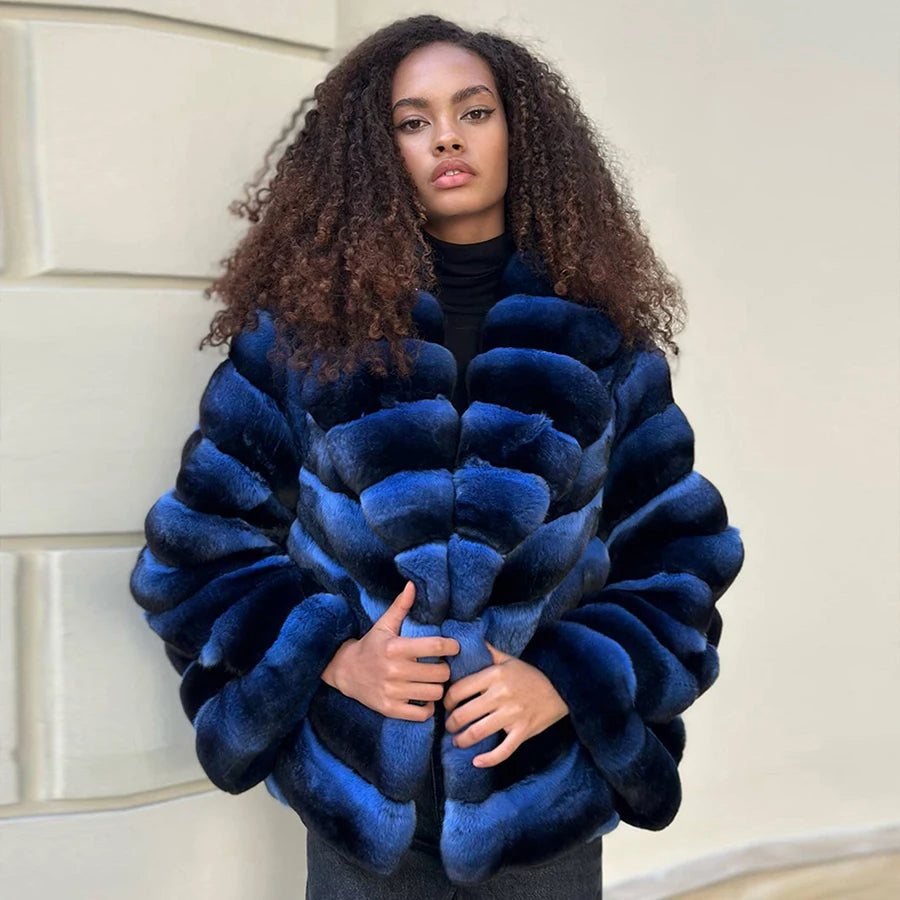 Chinchilla fur cape discount