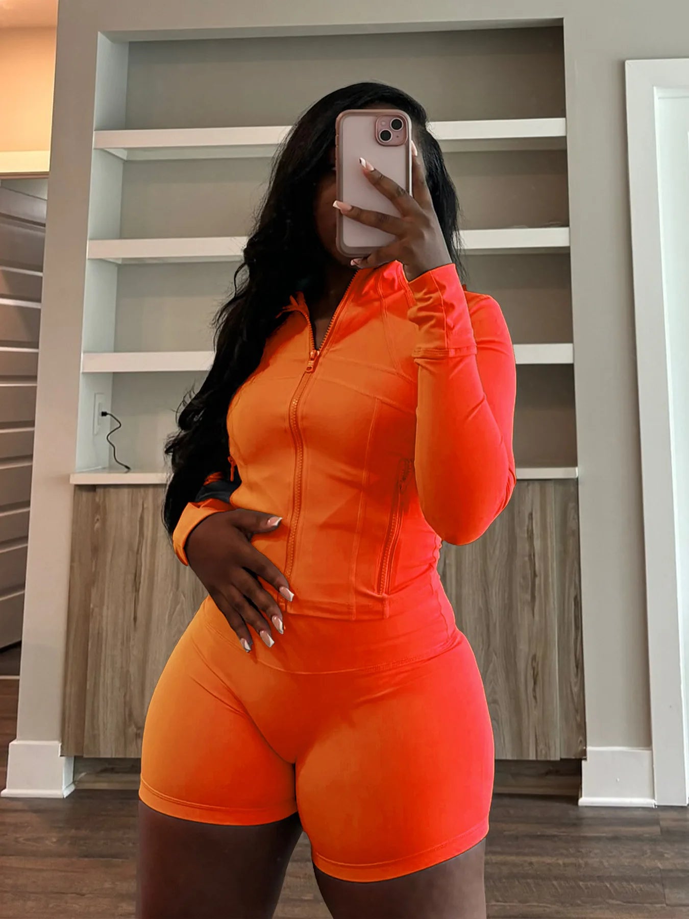 Sporty Shorts Outfit Set Sexy Women Skinny Two Pieces Club Matching Set Casual Tracksuit