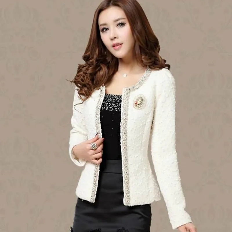 Women Jacket 2023 Women Clothes Winter White Coat Women Long Sleeve Jacket Women Womens Jackets And Coats A624