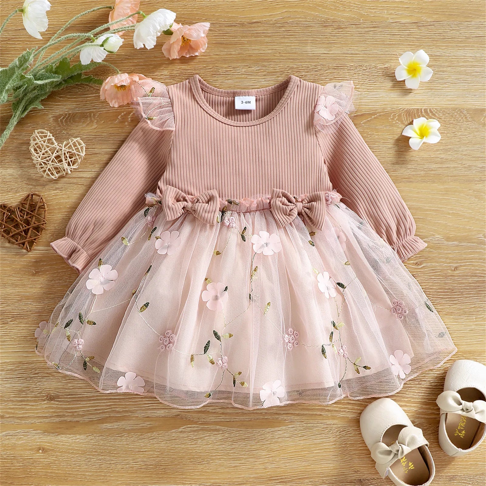 PatPat Baby Dress Baby Girl Clothes New Born Infant Party Dresses Pink – Mega Mart Center PatPat Baby Dress Baby Girl Clothes New Born Infant Party Dresses Pink – Mega Mart Center