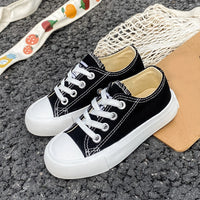 5058Fashionable Spring and Autumn Breathable Children's Canvas Shoes Soft Sole Boys and Girls' Shoes Versatile Children's Cloth
