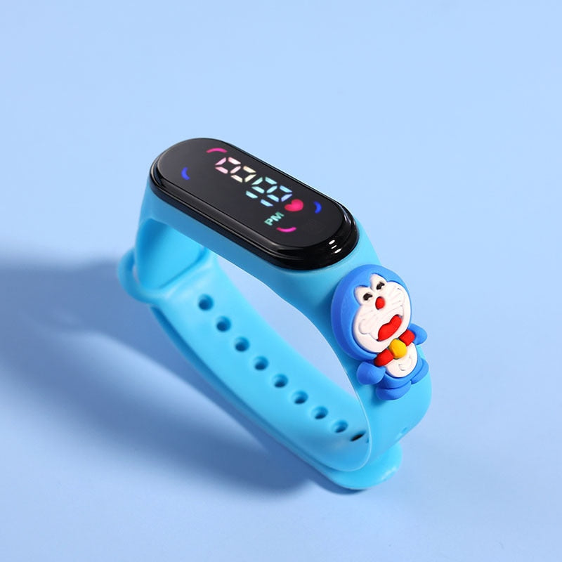 Relojes de moda para niños y mujeres, pulsera electrónica, reloj deportivo táctil LED, muñeca de Spiderman, reloj impermeable