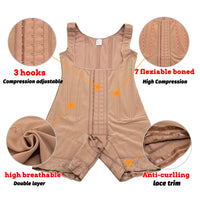Fajas Colombian Girdles Post Lipo Surgical Reducing Shapers Postpartum Stage 2 BBL Shapewear Tummy Control Body Sculpting Sheath