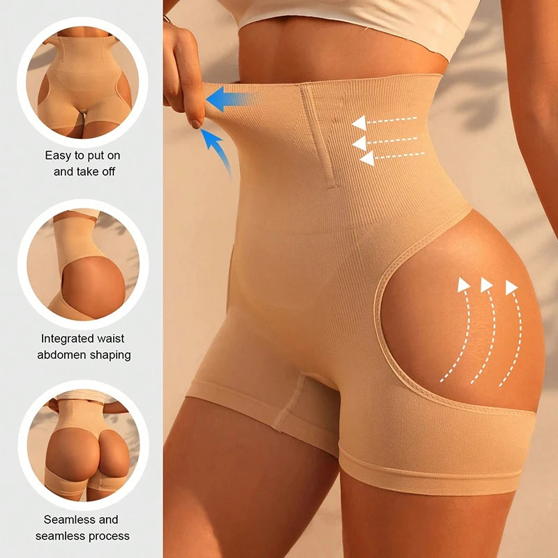 Women Butt Lifter Shapewear Show Buttocks Body Shaper Hip Enhancer Tummy Control Panties Lady Seamless Shorts Slimming Underwear