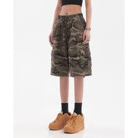 New Arrival 2023 High Quality Summer Fashion Casual Camouflage Camo Trousers Women Shorts Cargo Pocket Half Pants For Ladies