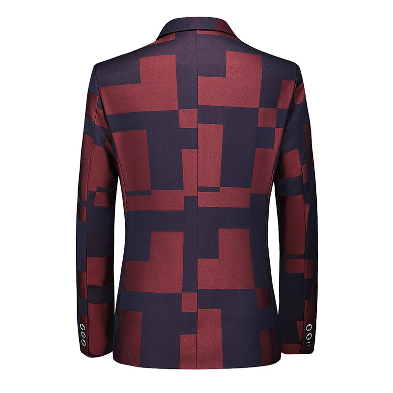 2026 New Men Business Social Suit Jacket Summer Male Single breasted Thin Dress Male Jacquard Blazers Coats