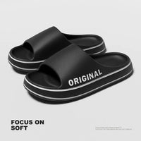 Woman Slippers Summer For Women Man Solid Women Letter Mens Shoe Thick Sole Indoor Bathroom Anti Slippers Slip Indoor House