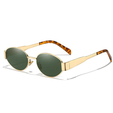 New Sunglasses For Women And Men UV400 Sun Glasses Alloy Oval Eyewear