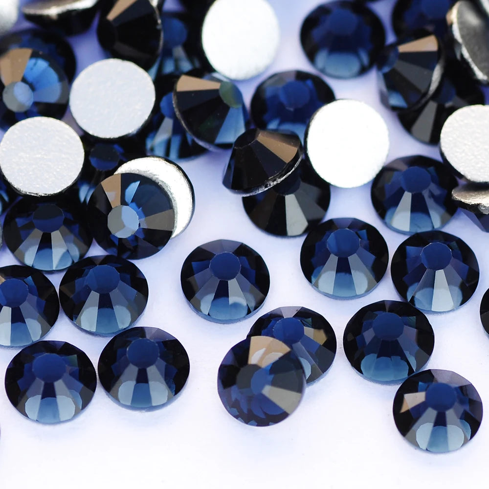 YANRUO 2058 Top Non Hotfix Flat Back Rhinestones Glass DIY Cold Fixation Nail Art Decorations Stones And Crystals Strass Crafts