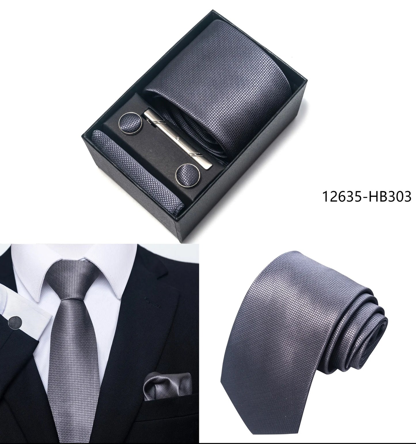2025 New Design Fashion Brown Paisley Tie Handkerchief Cufflink Set For Men Necktie Clothing Accessories Birthday Present