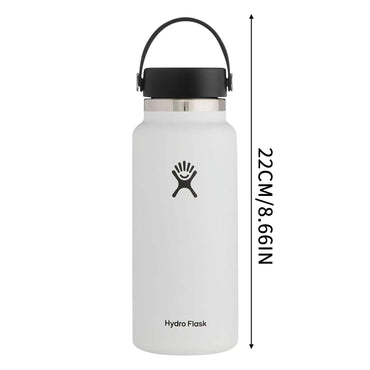 Stainless Steel Insulated Office Cup Water Cup Handle Cover Stainless Steel And Vacuum Insulated Leak Proof Soft Cover 32oz