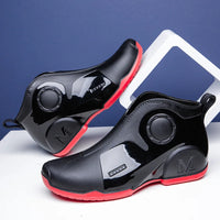 Motorcycle Boots Men Waterproof Riding Off-road Reflective Breathable Comfortable High Quality Wear-resistant Fishing Water Shoe