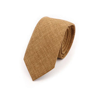 Solid Color Handmade Cotton Ties Men Necktie Striped Narrow Collar Slim Pink Sage Green Casual Tie Wedding Suit Accessories Gift