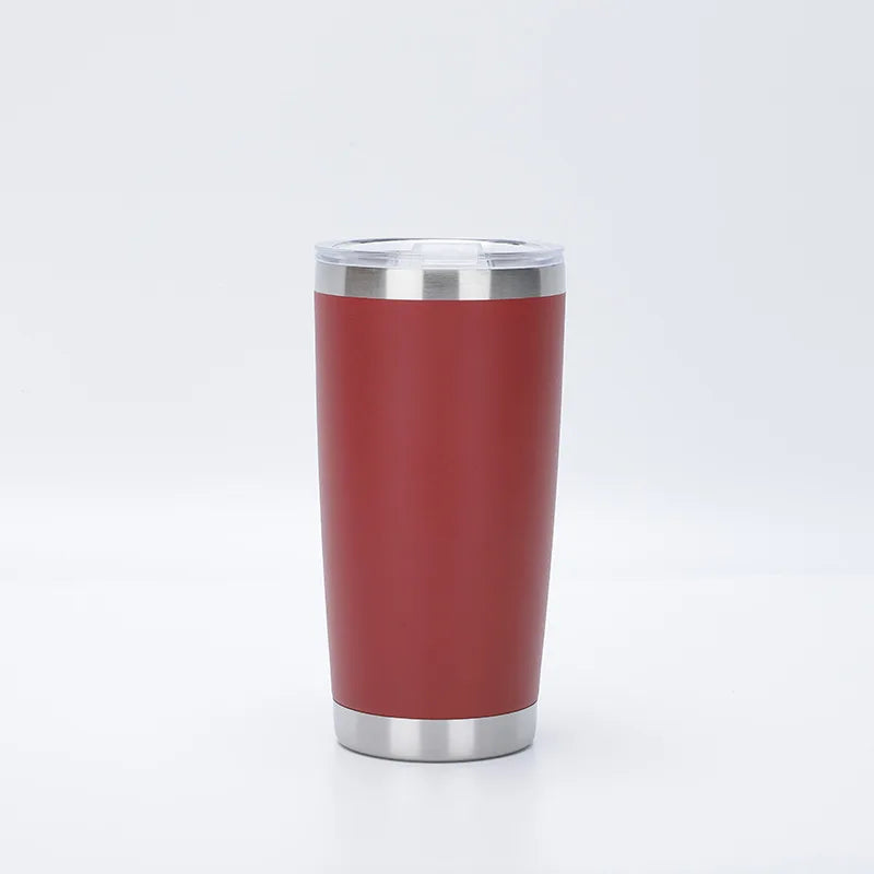 Stainless Steel Skinny Tumblers with Lids Double Wall Vacuum Insulated Travel Mug Reusable Water Coffee Cup for Cold Hot Drinks