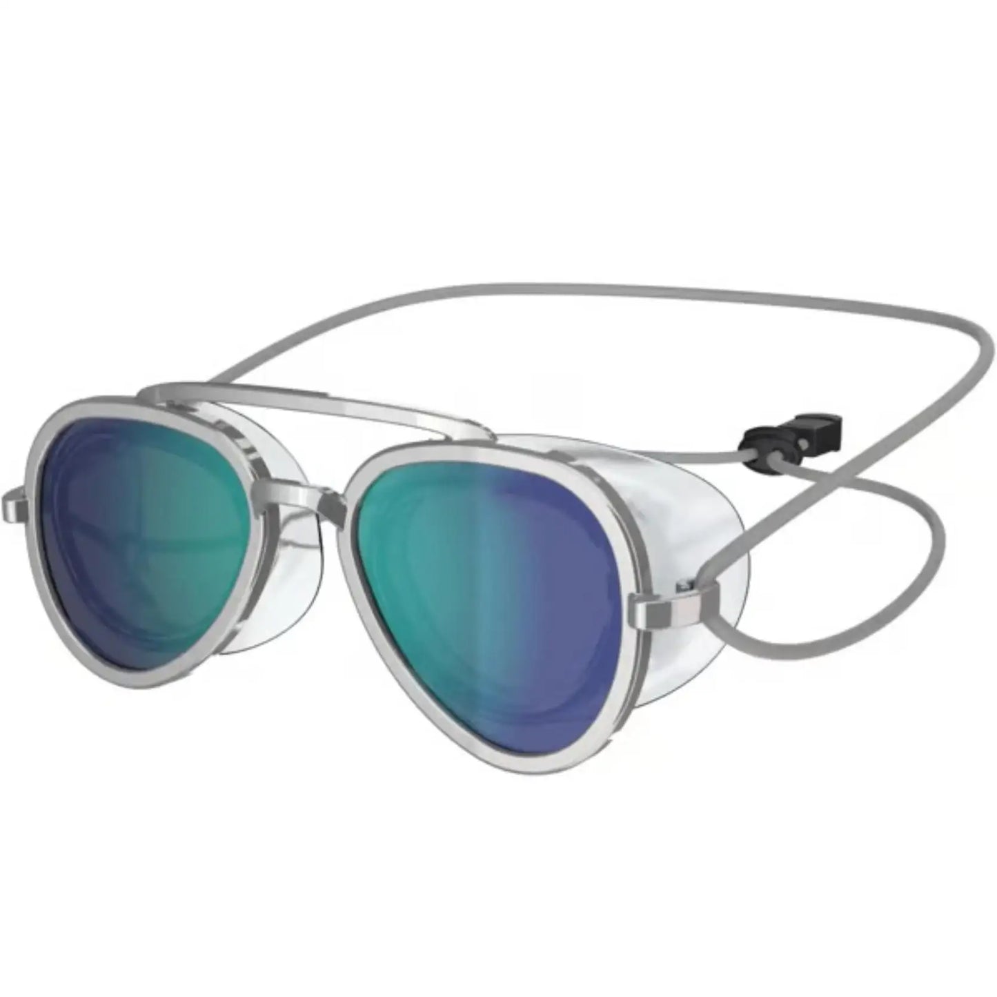 Retro Swimming Goggles Adjustable Swim Glasses Uv Protection Wide View Big Frame Swim Diving Glasses No Leaking