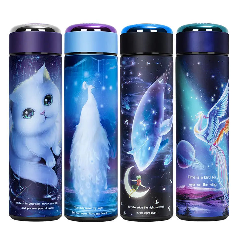 304 stainless steel insulated and cold insulated vacuum insulated cup for male and female students, tea water cup, creative cup