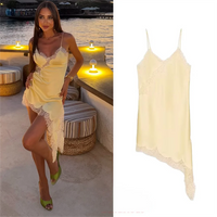 KONDALA Sexy Chic Black Lace Cami Tops Women V Neck Patchwork Sleeveless Y2K Girl Top Fashion 2025 Summer Fall Holiday Beach Top