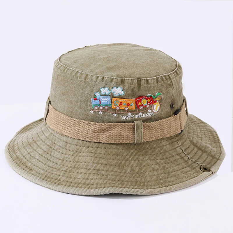 Ethnic Style Retro Drawstring Fisherman's Hat Female Summer Outdoor Sunscreen Shading Mountaineering Hat Male Western Cowboy Hat