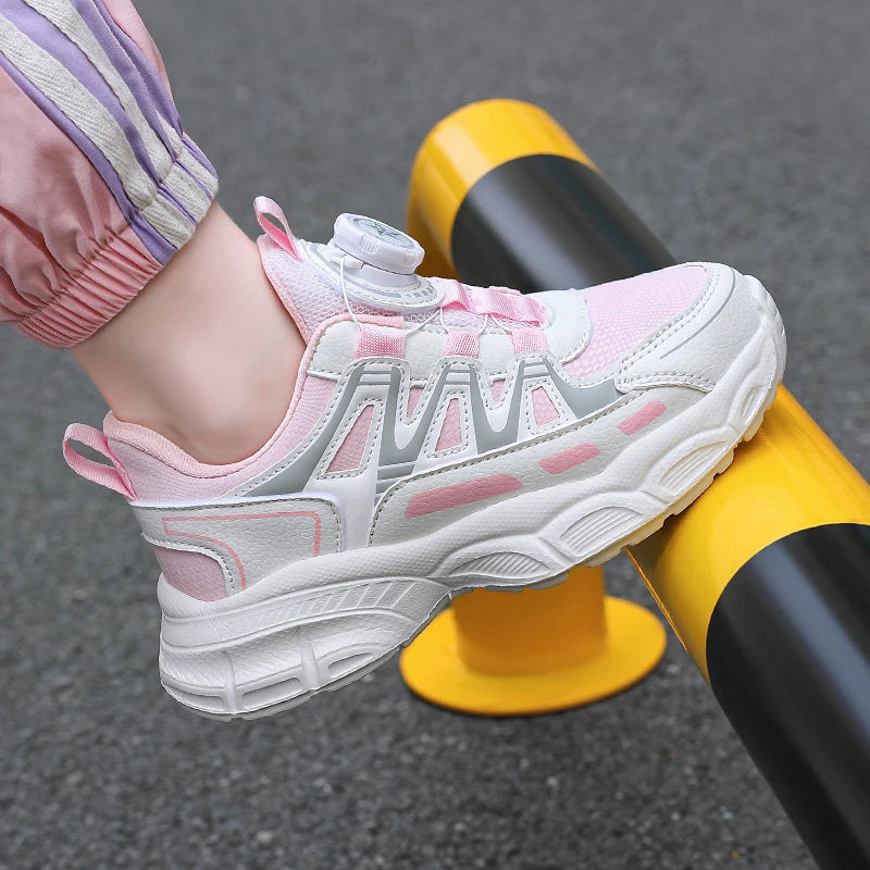 New Children Shoes Boys Fashion Sneakers Girls Sport Running Shoes Kids Breathable Casual Outdoor Walking Students Shoes Tennis