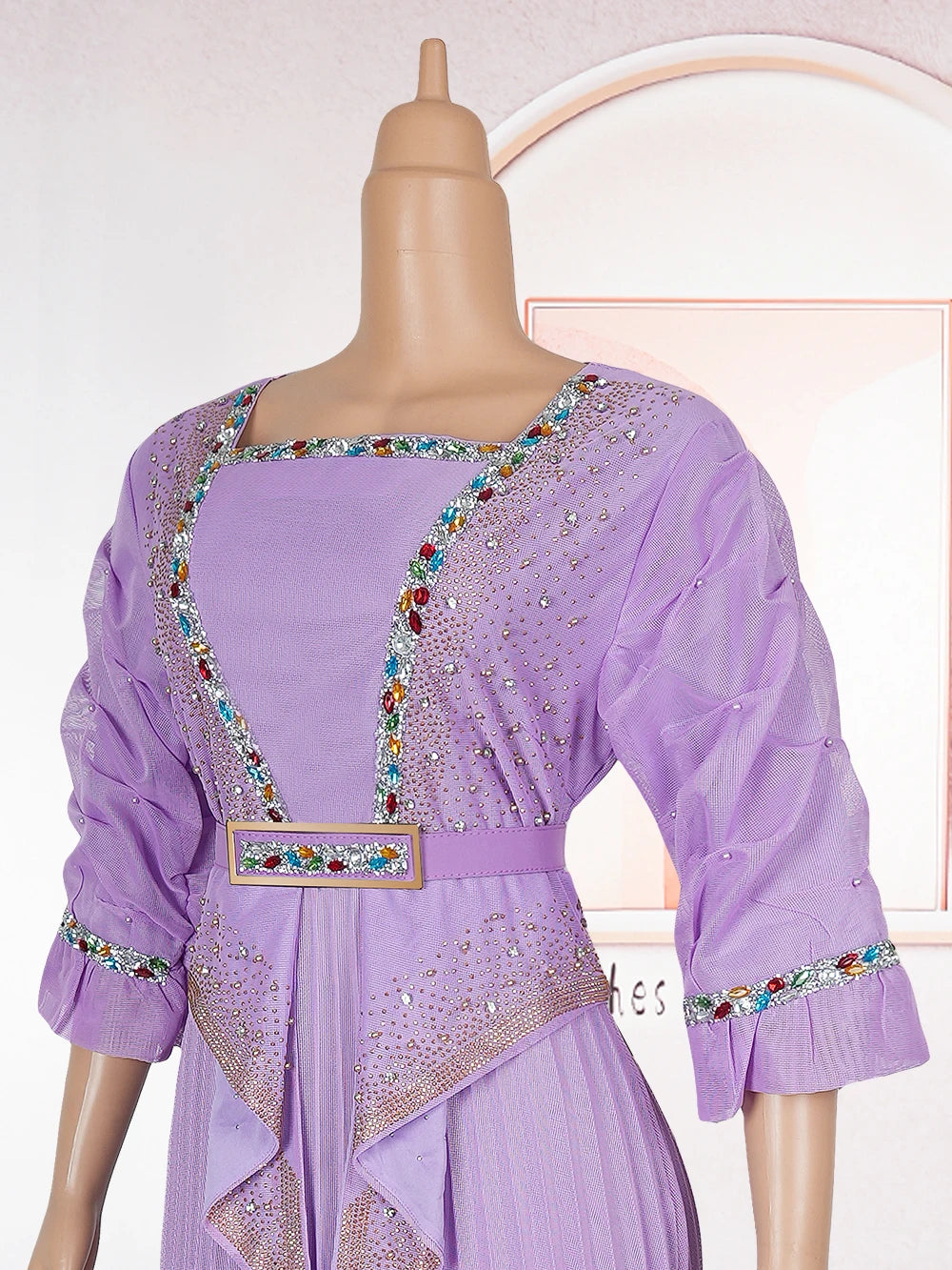 Plus Size African Party Dresses for Women 2025 New Fashion Dashiki Ankara Wedding Evening Gown Elegant Turkey Muslim Maxi Dress