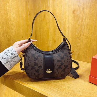 2026 New Ladies' Luxury Handbag High Quality PU Retro Printed Underarm Bag For Women Classic Leather Crossbody Shoulder Bag