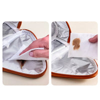 WORTHBUY Mini Capybara Thermal Lunch Bag Portable Insulated Picnic Bag Oil Proof & Waterproof Lunch Box Bag Reusable Cooler Bag