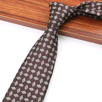 New 8CM Printing Ties For Men Necktie Paisley Floral Designer Scarf Tie For Groom Business Wedding Party